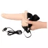 You2Toys - Strap-on dildo - Hol - Vibrerend - Huidkleurig