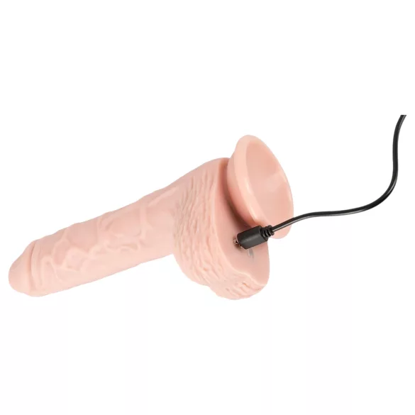 Medical RC - vibrator met stoot- en rotatiefunctie - huidkleur