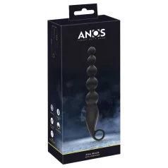 ANOS - Anaalkralen vibrator - met kralen - zwart