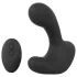 Rebel RC - oplaadbare op afstand bedienbare opblaasbare anale vibrator - zwart