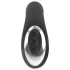 Rebel RC - oplaadbare op afstand bedienbare opblaasbare anale vibrator - zwart
