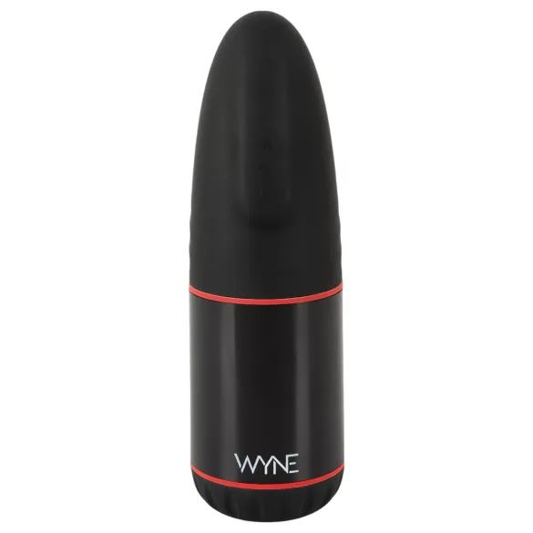 WYNE 02 - automatische vibrerende zuigende masturbator - zwart/wit