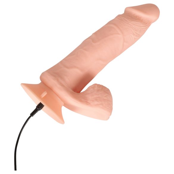 Nature Skin - vibrator met afstandsbediening - huidskleur