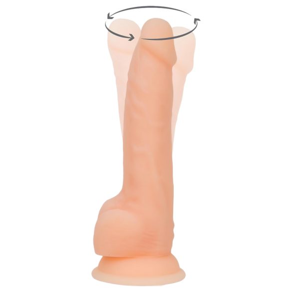 Naked Addiction - roterende vibrator - realistisch - 20cm - huidkleurig
