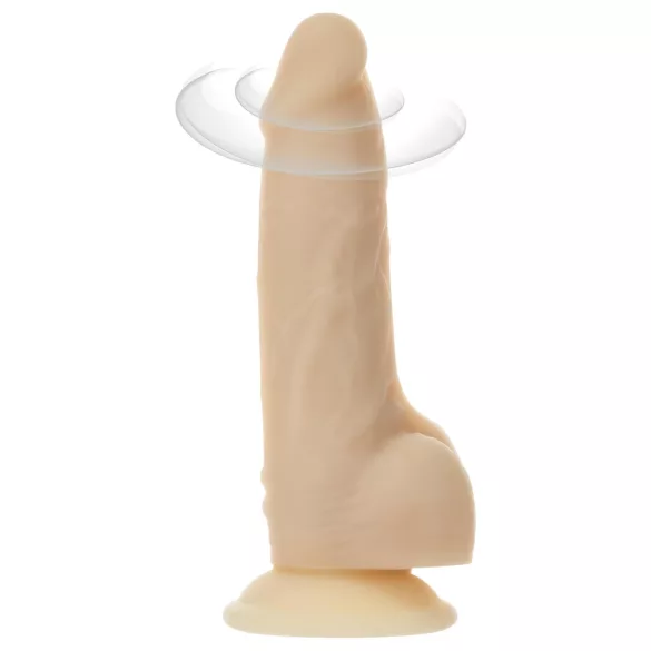 Naked Addiction Rotating 7 - draaiende vibrator (18 cm) - huidkleurig