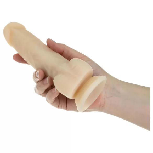 Naked Addiction Rotating 7 - draaiende vibrator (18 cm) - huidkleurig
