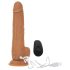 Naked Addiction Thrusting 9 - stoot vibrator - zwart - 23cm