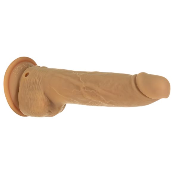 Naked Addiction Thrusting 9 - stoot vibrator - zwart - 23cm
