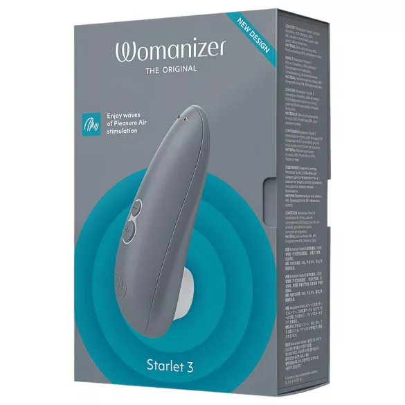 Womanizer Starlet 3 - luchtdruk clitorisstimulator - grijs