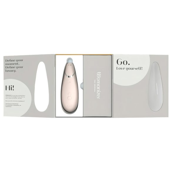 Womanizer Premium 2 - luchtdruk clitorisstimulator (wit)
