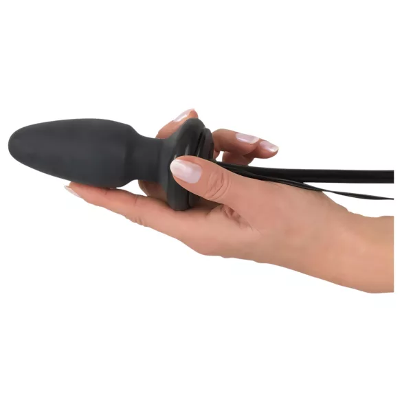 You2Toys - opblaasbare anale vibrator - zwart