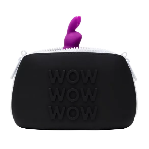 Happyrabbit - Vibrerende penisring met opbergdoosje - siliconen - paars