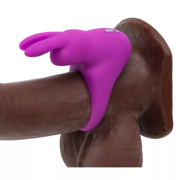 Happyrabbit - Vibrerende penisring met opbergdoosje - siliconen - paars