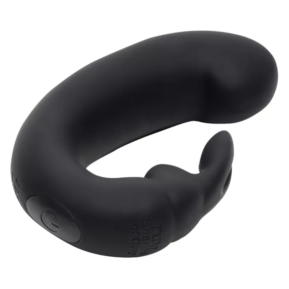Fifty Shades of Grey Sensation - rabbit vibrator - zwart