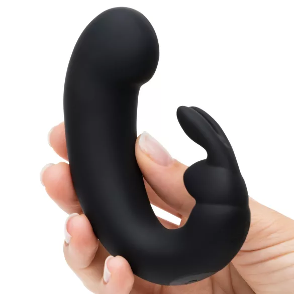 Fifty Shades of Grey Sensation - rabbit vibrator - zwart
