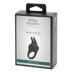   Fifty Shades of Grey - vibrerende penisring met clitorisstimulator - zwart