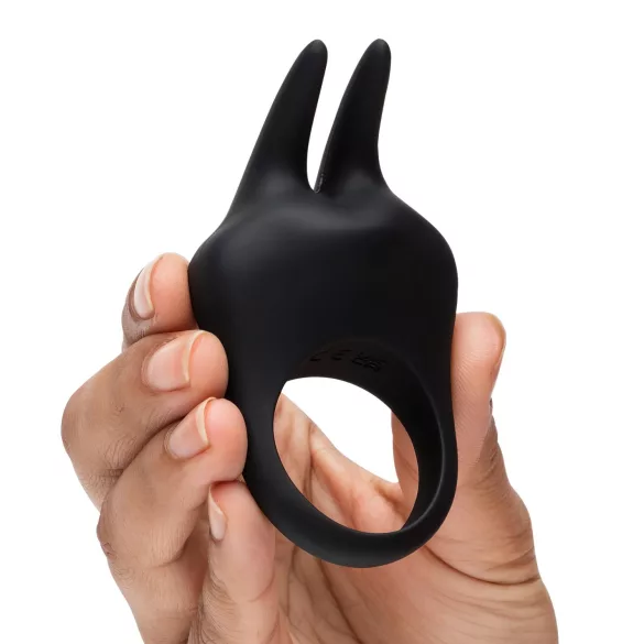 Fifty Shades of Grey - vibrerende penisring met clitorisstimulator - zwart