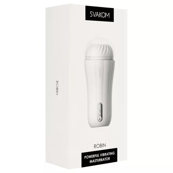 Svakom Robin - oplaadbare masturbator (wit)