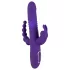 SMILE Triple - vibrator met drie armen - roterend, stotend - oplaadbaar - paars