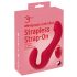 You2Toys - strapless strap-on vibrator - afstandsbediening - rood