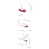 You2Toys - strapless strap-on vibrator - afstandsbediening - rood
