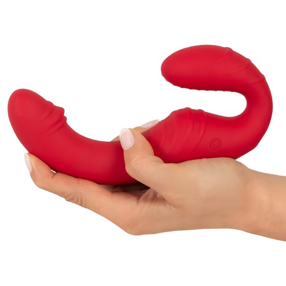 You2Toys - strapless strap-on vibrator - afstandsbediening - rood