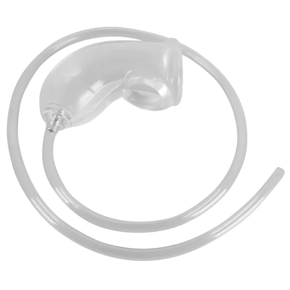 You2Toys - penis sleeve voor plasplezier - met uitlaatbuis - transparant