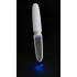 Liaison Straight - draadloze LED vibrator (transparant-wit)