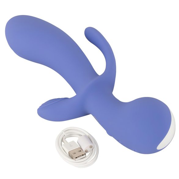 AWAQ.U 1 - oplaadbare 3-voudige vibrator (paars)