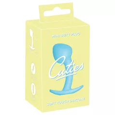 Cuties Mini Butt Plug - siliconen anaalplug (blauw, 2,6 cm)