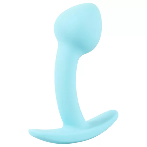 Cuties - mini buttplug - siliconen anaal plug - blauw 2,6 cm