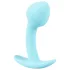 Cuties - mini buttplug - siliconen anaal plug - blauw 2,6 cm