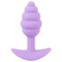 Cuties Mini Butt Plug - anaal plug klein - siliconen - paars - 2,8 cm