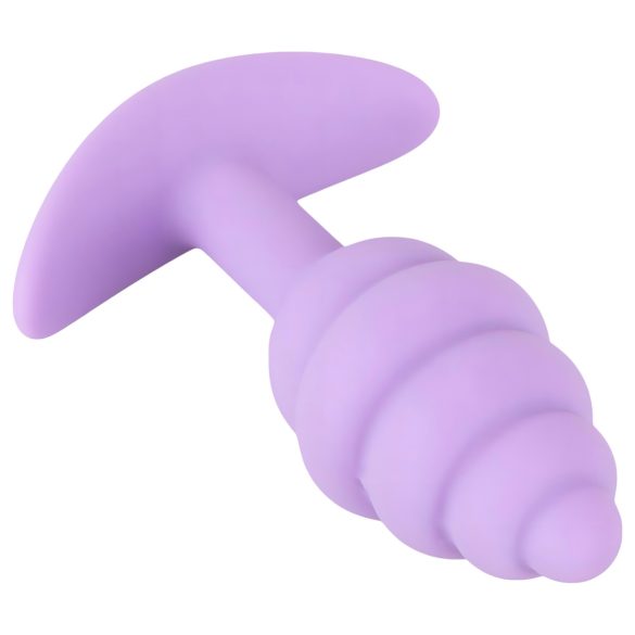 Cuties Mini Butt Plug - anaal plug klein - siliconen - paars - 2,8 cm