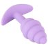 Cuties Mini Butt Plug - anaal plug klein - siliconen - paars - 2,8 cm