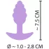 Cuties Mini Butt Plug - siliconen anaalplug (paars, 2,8 cm)