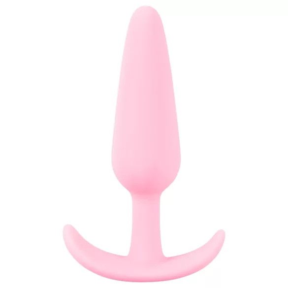 Cuties - mini buttplug - siliconen anaal plug - roze - 2,1 cm