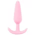 Cuties - mini buttplug - siliconen anaal plug - roze - 2,1 cm