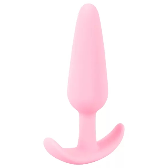 Cuties - mini buttplug - siliconen anaal plug - roze - 2,1 cm