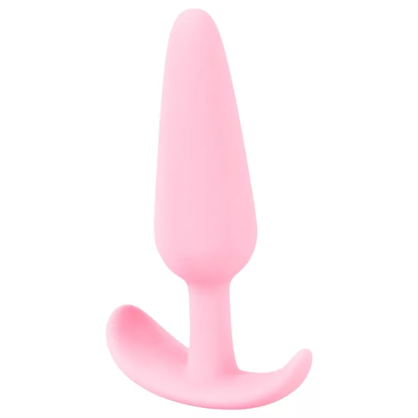 Cuties - mini buttplug - siliconen anaal plug - roze - 2,1 cm