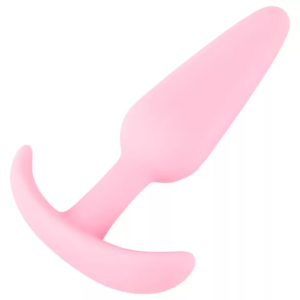 Cuties - mini buttplug - siliconen anaal plug - roze - 2,1 cm