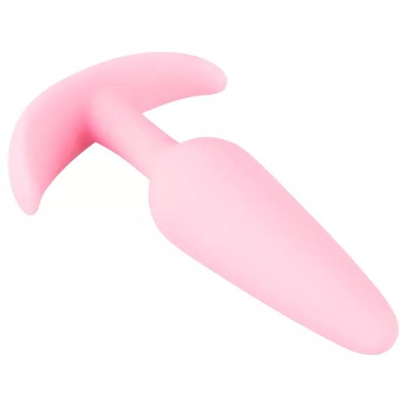 Cuties - mini buttplug - siliconen anaal plug - roze - 2,1 cm