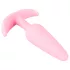 Cuties - mini buttplug - siliconen anaal plug - roze - 2,1 cm