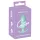 Cuties - mini buttplug - siliconen anaal plug - mintgroen 2,3 cm