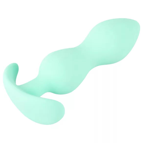 Cuties - mini buttplug - siliconen anaal plug - mintgroen 2,3 cm