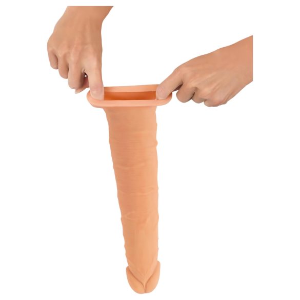Nature Skin - penis sleeve verlenger en verdikker (24cm)