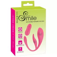   SMILE - vibratie-ei met afstandsbediening - oplaadbaar - roze