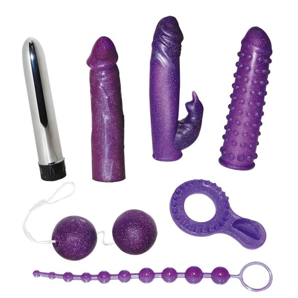 You2Toys - vibrator set - glitter - 7-delig