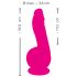 SMILE Powerful - vibrator met zuignap - 2 motoren - oplaadbaar - roze