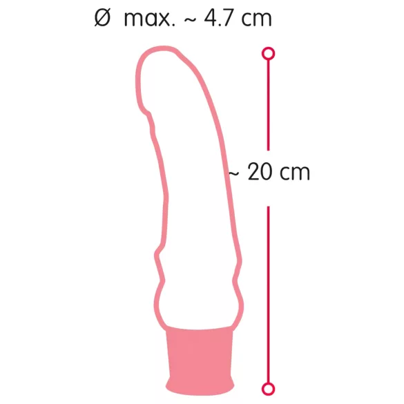 Nature Skin - Realistische vibrator - Huidachtig materiaal